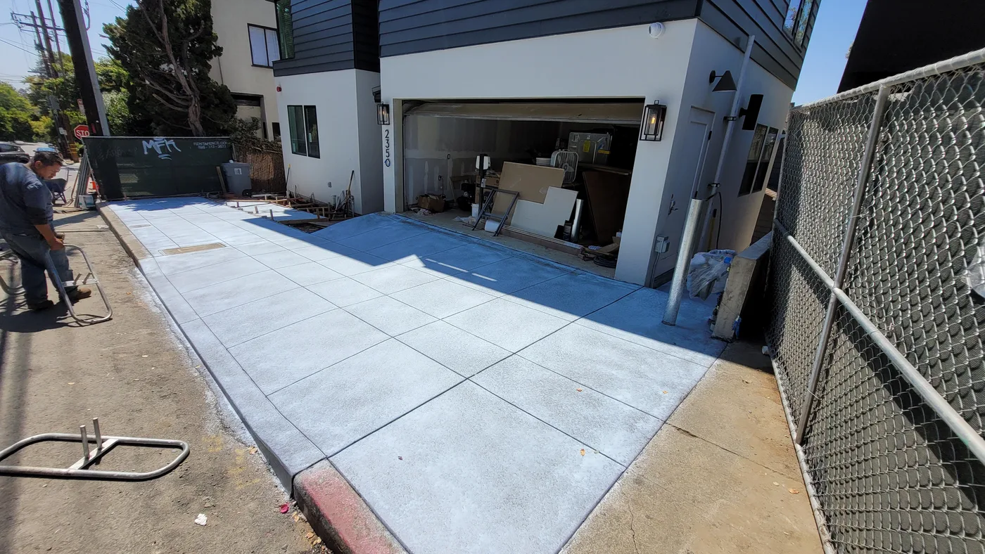 Finished driveway and garage apron — Berkeley Student Housing Foundation, Berkeley, CA